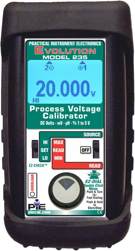 pH and Voltage Process Calibrator - PIE 235